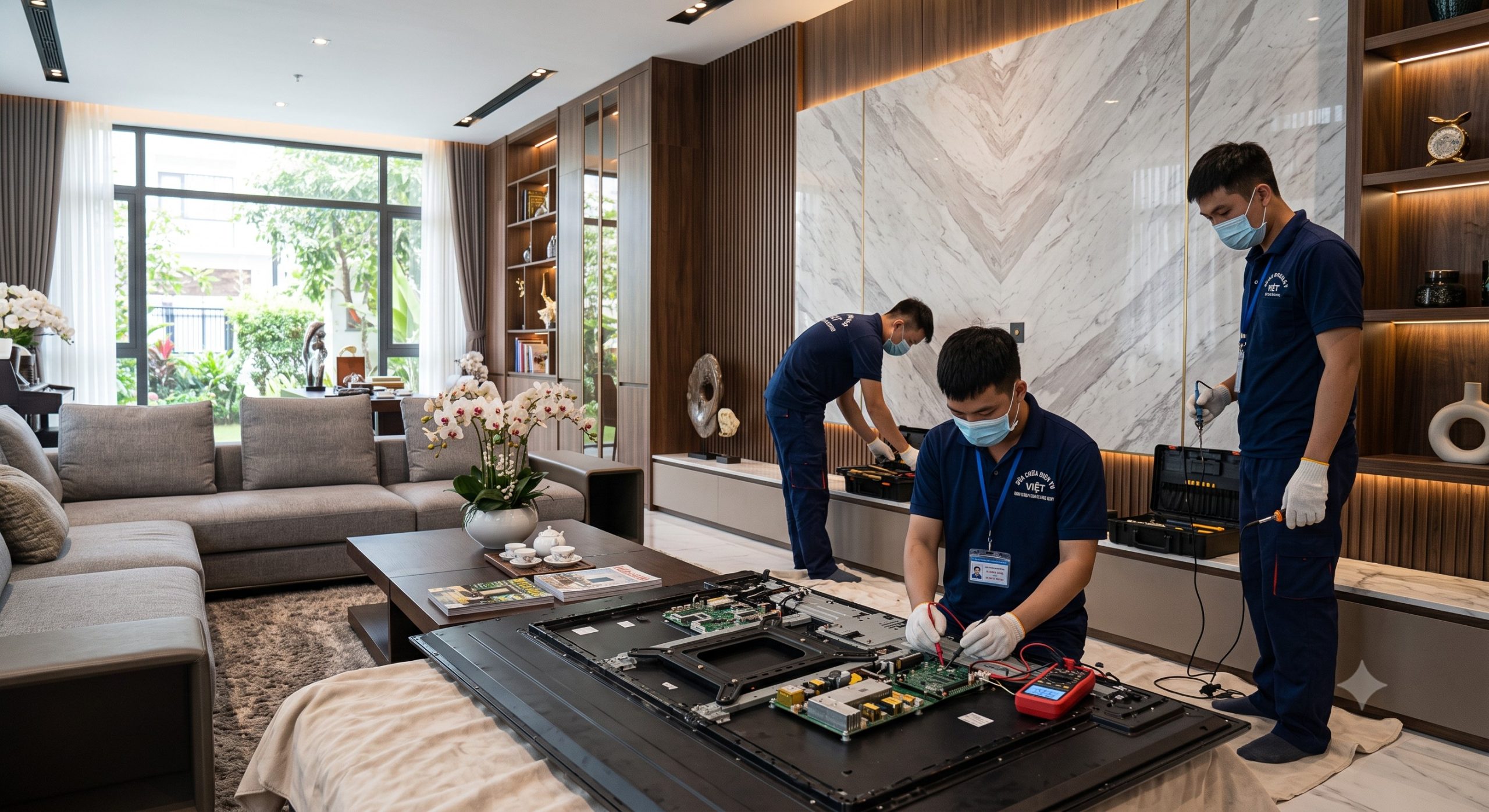 Dự án sửa tivi Giang Châu Hải Phòng
